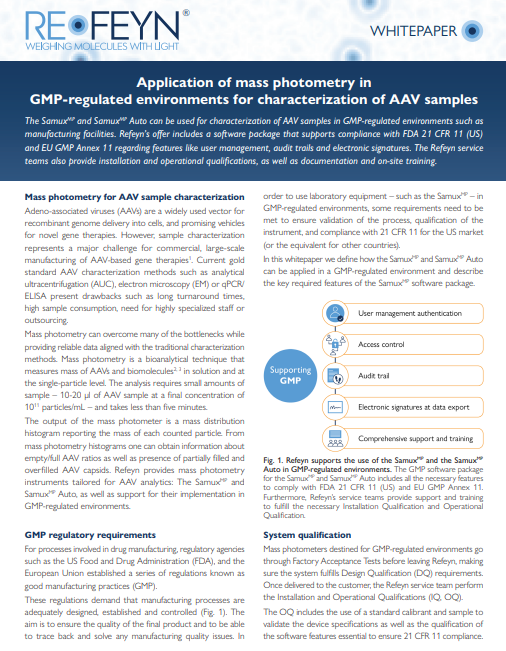 Cover of white paper GMP