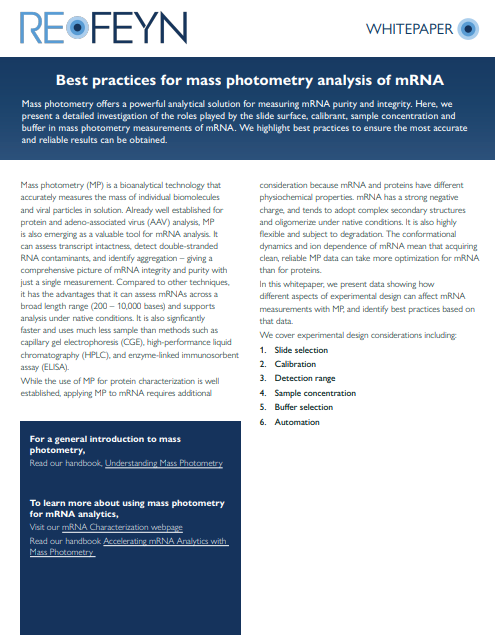 Cover of mRNA whitepaper