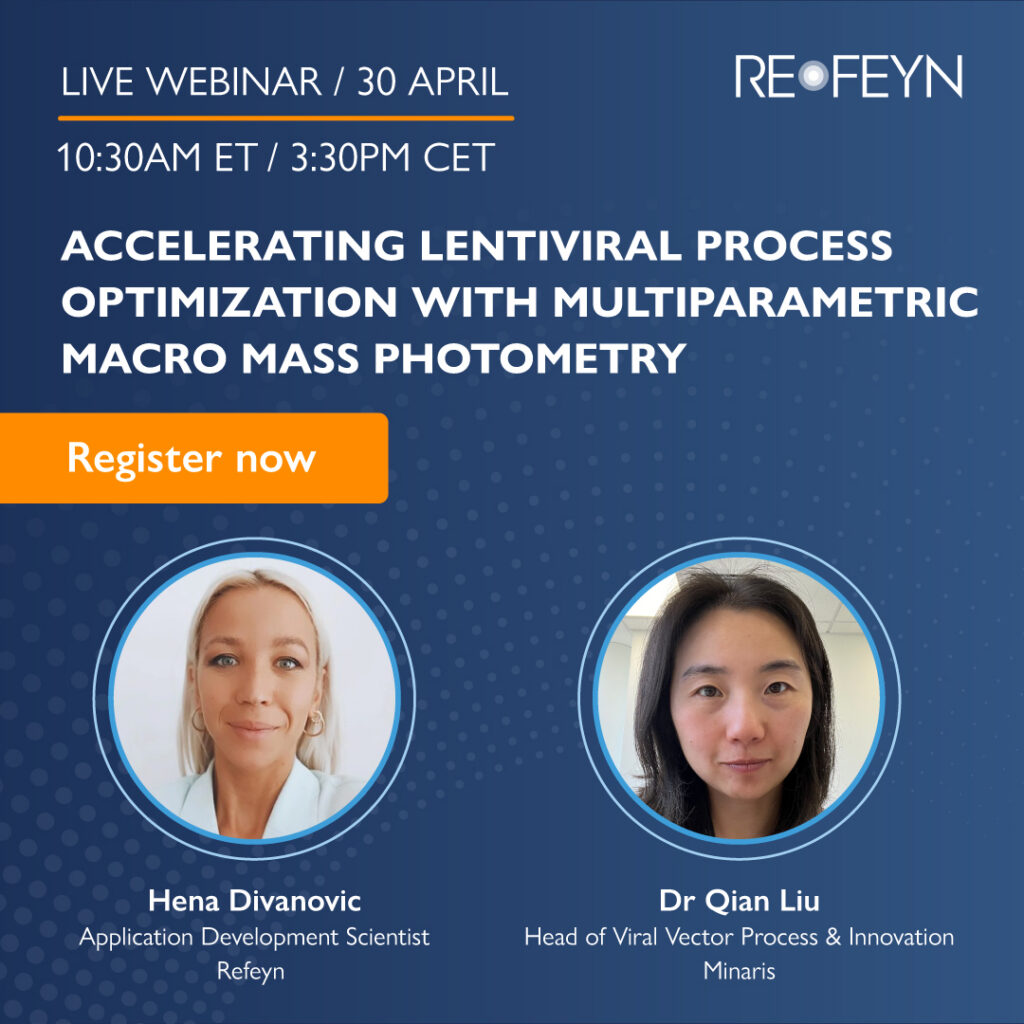 Accelerating lentiviral process optimization with multiparametric macro mass photometry