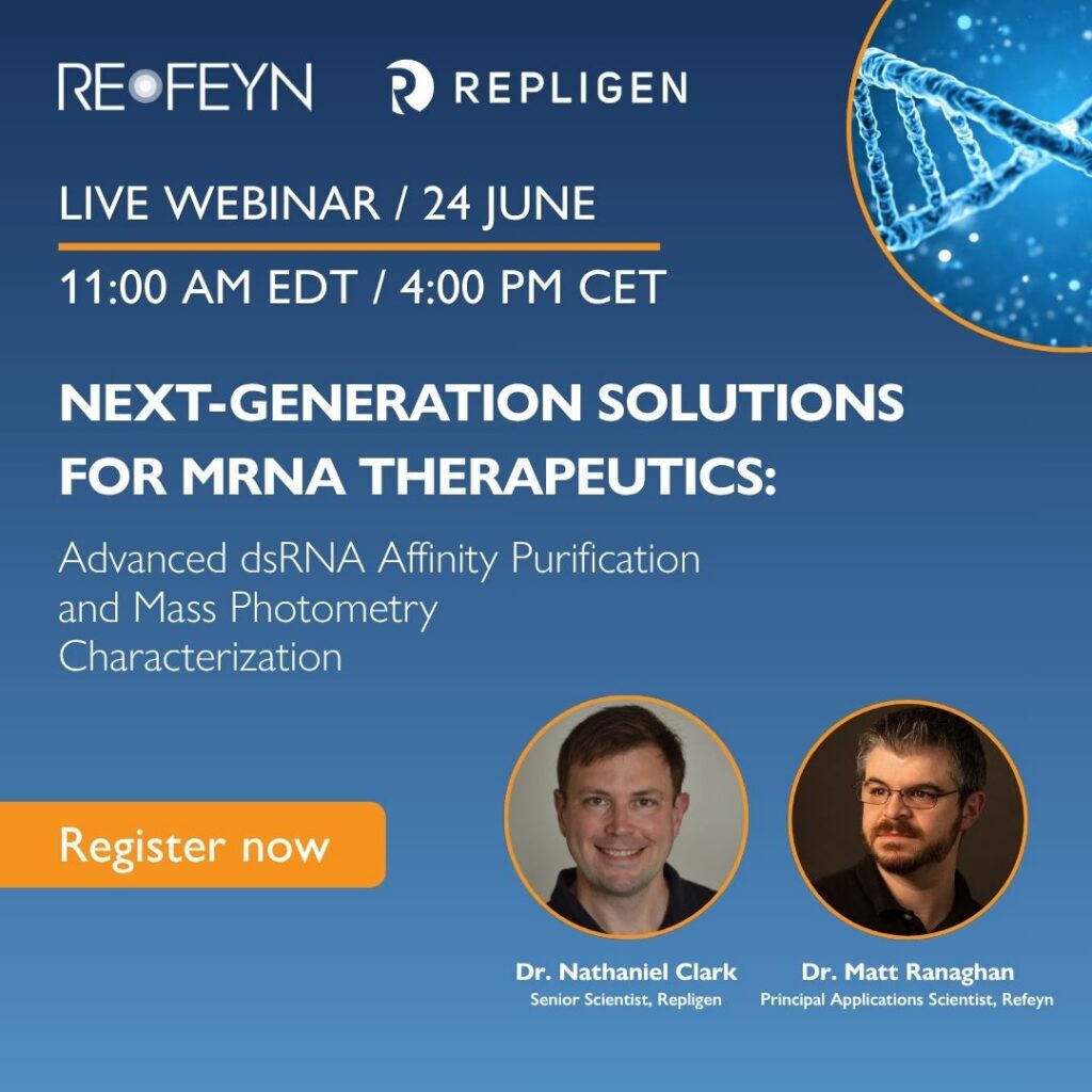 Next-Generation Solutions for mRNA Therapeutics: Advanced dsRNA Affinity Purification and Mass Photometry Characterization