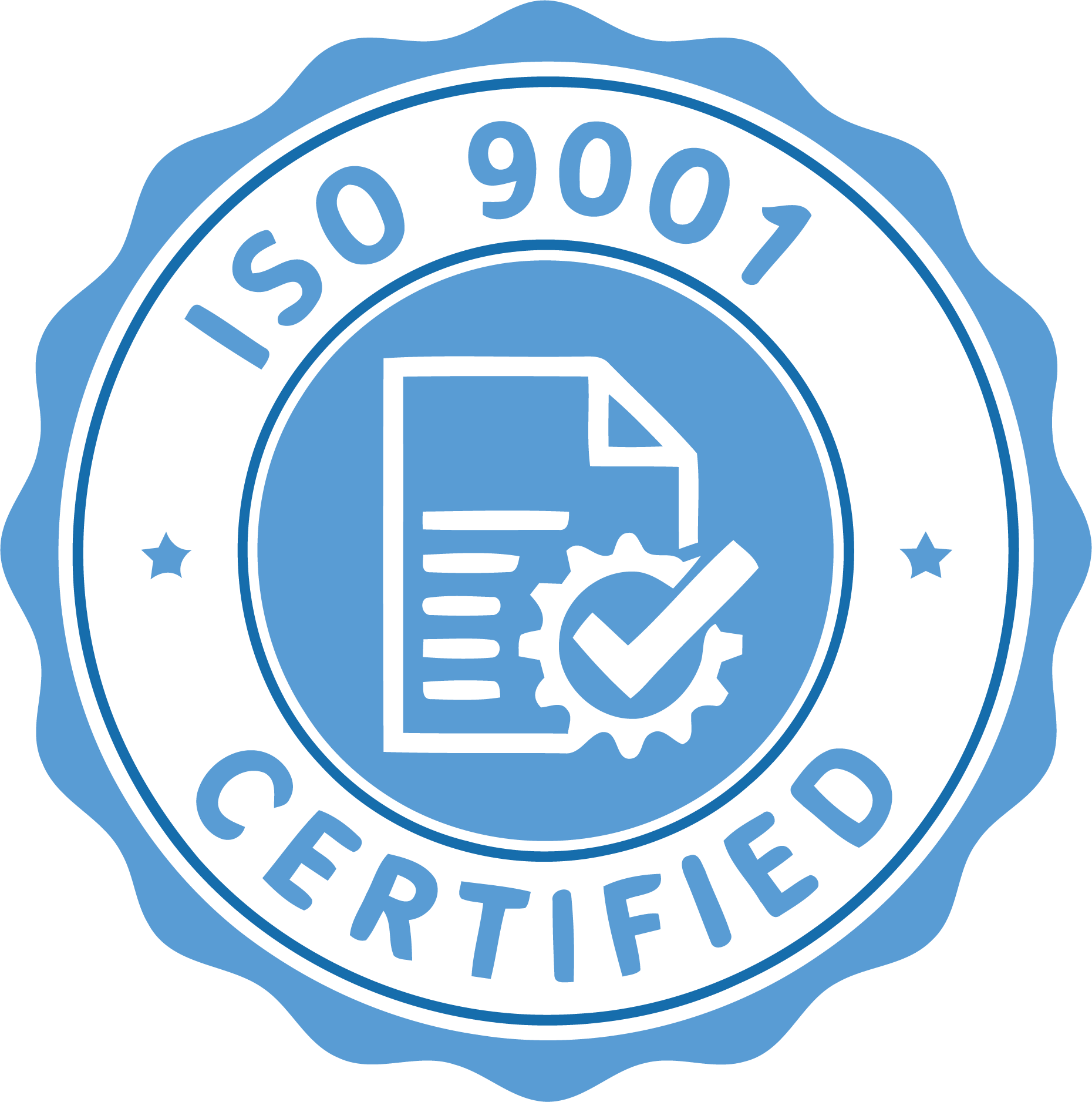 ISO 9001 certification seal