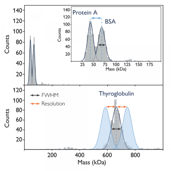 Resolution mass photometry explanation print Resolution mass photometry explanation print